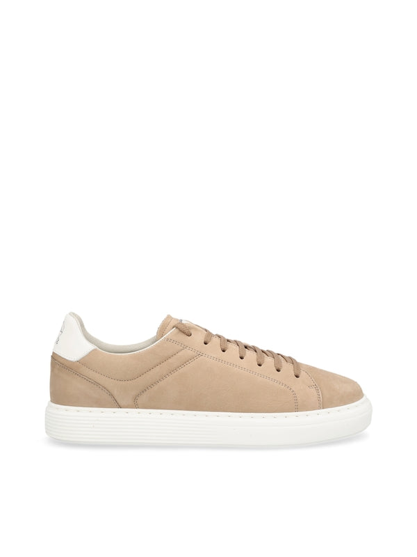 Beige Suede Sneakers