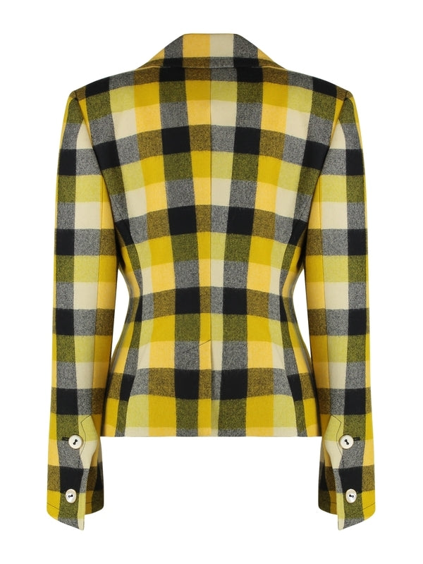 Vivienne Westwood Yellow Checked Jackets