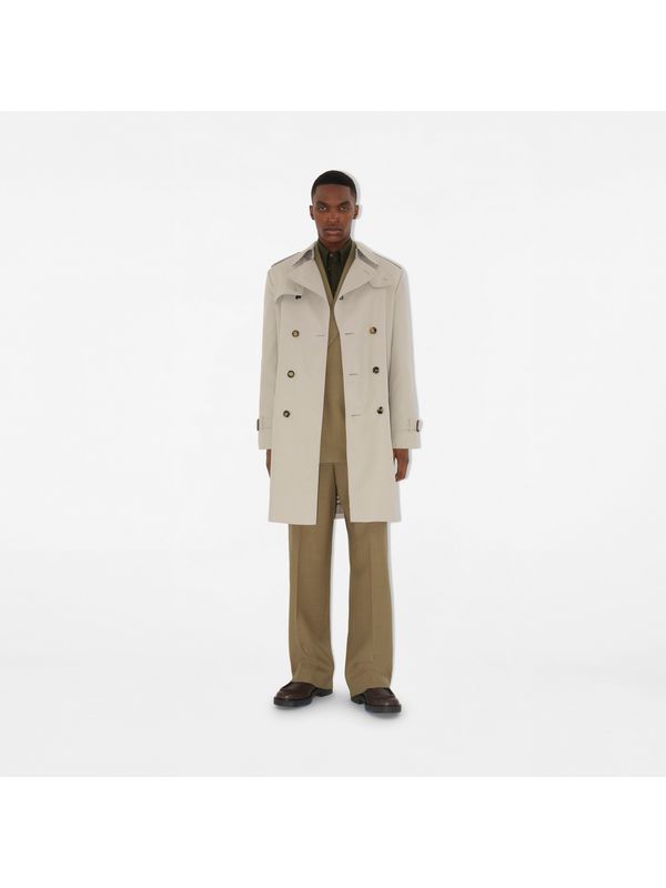 Cotton Blend Trench Coat