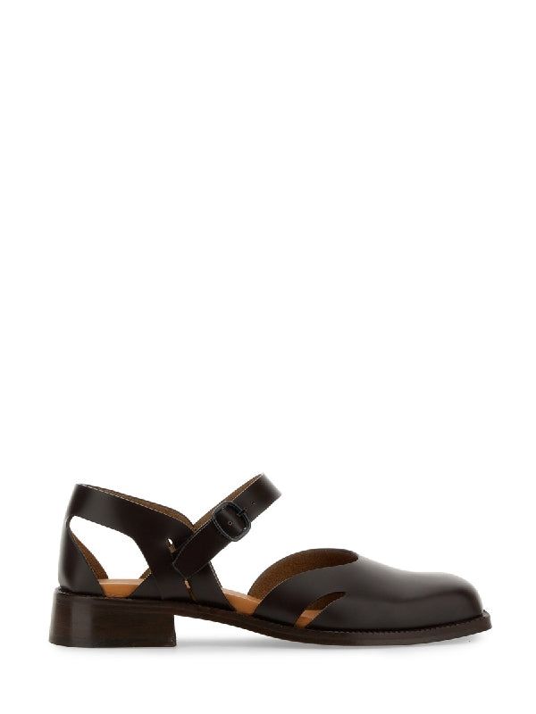 Alorda Leather Buckle Strap Sandals