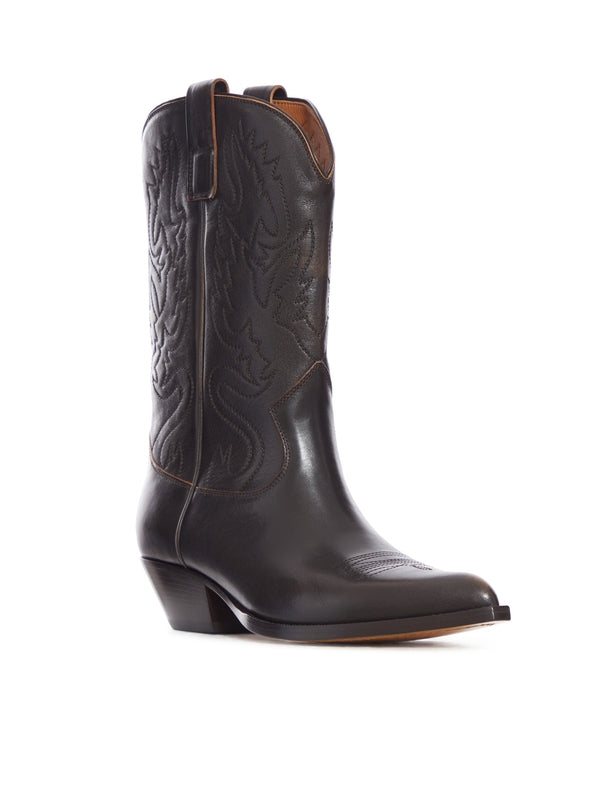 Buttero Brown Middle Boots