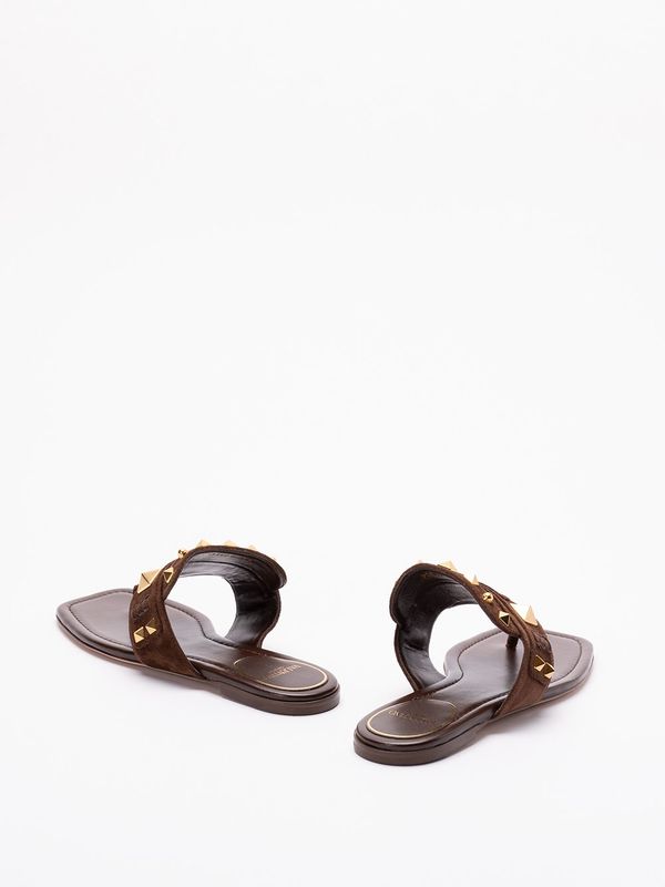 Vg Plaster Logo Leather Flip-flop Sandals