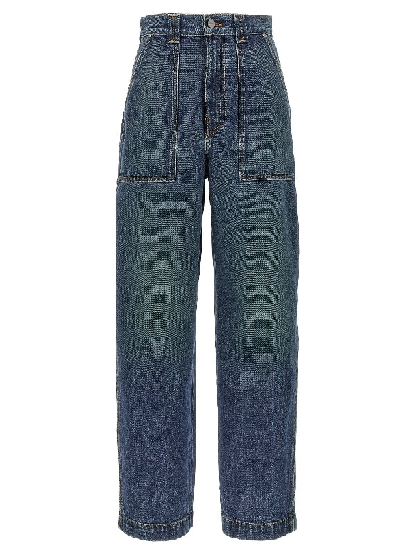 Straight Denim Pants
