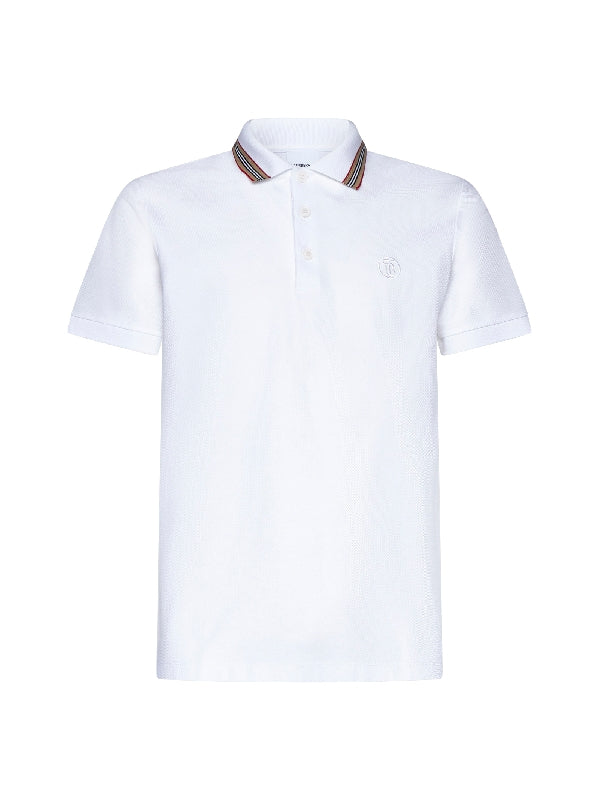 B Logo Embroidered Polo Shirt