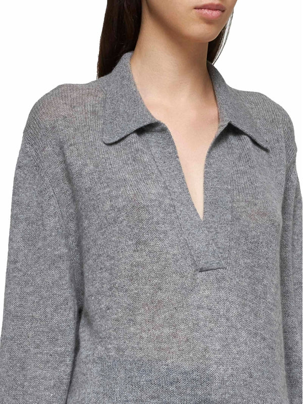 Jo Cashmere Polo Knit