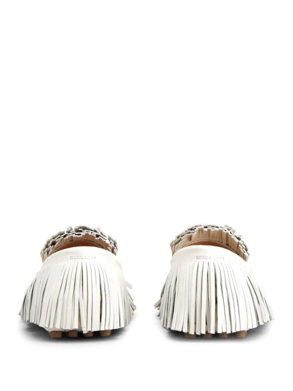 镂空细节牛仔裤