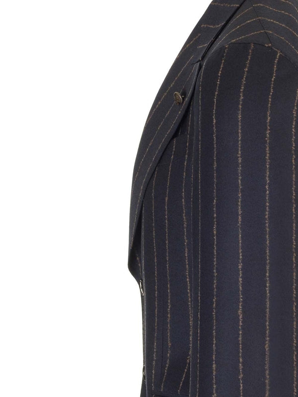 Pinstripe Wool Suit