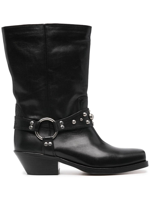 Antya Leather Biker Boots