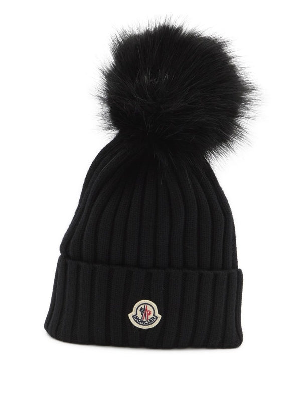 Moncler Black Beanie