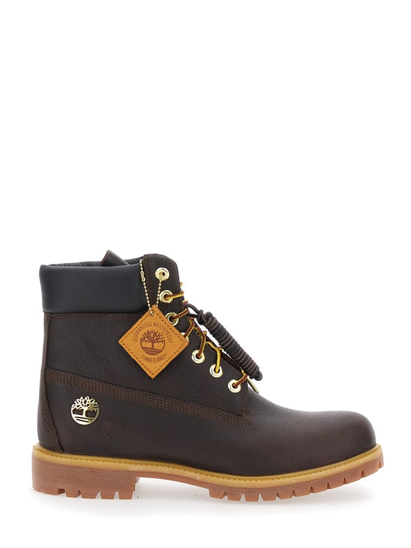 Timberland Brown Lace-Up Boots