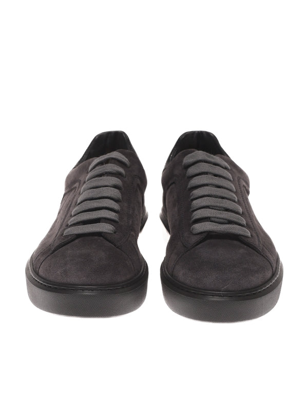 Doucal'S Grey Low Top Sneakers