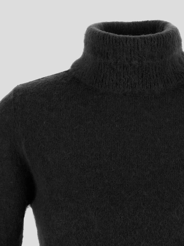 Alpaca Blend High-neck Knit