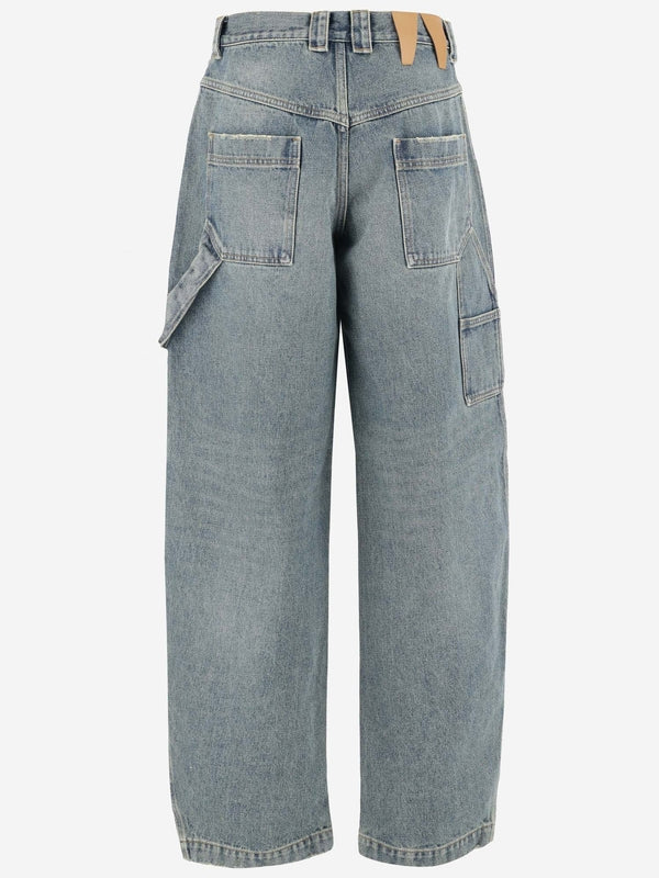 Wide Loop Denim Pants