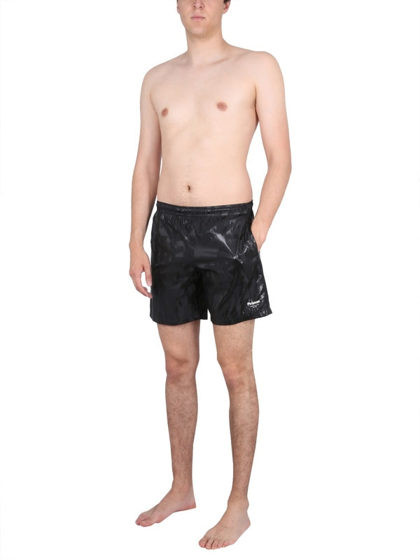 Alexander Mcqueen Black Swim Shorts
