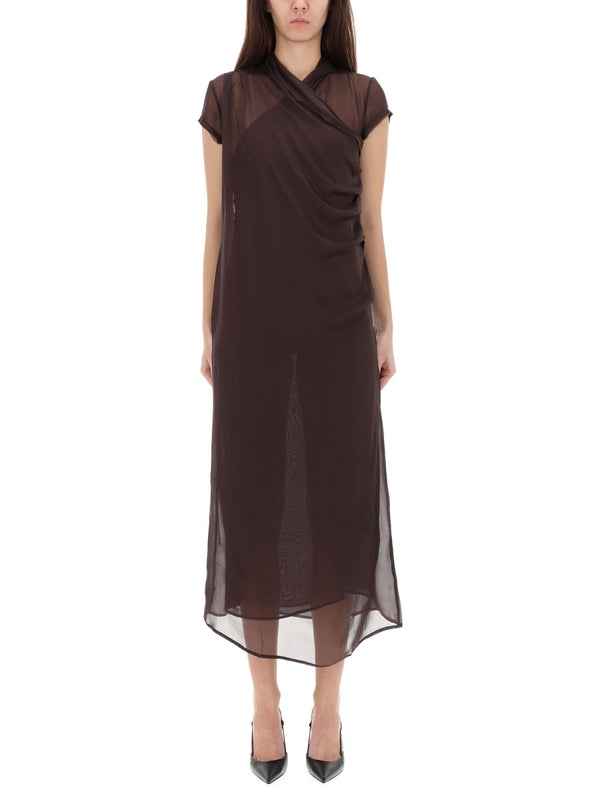 Paloma-Wool Brown Midi Dress