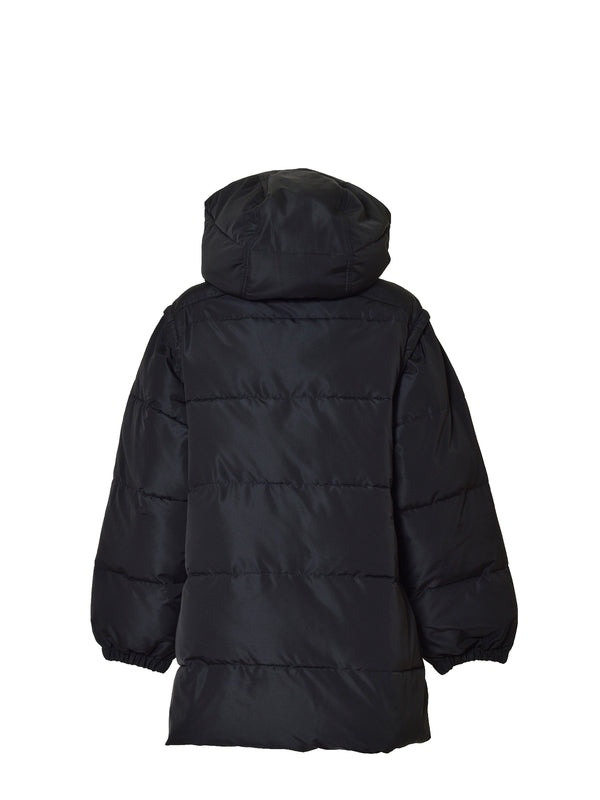 Black Detachable Hood Padding