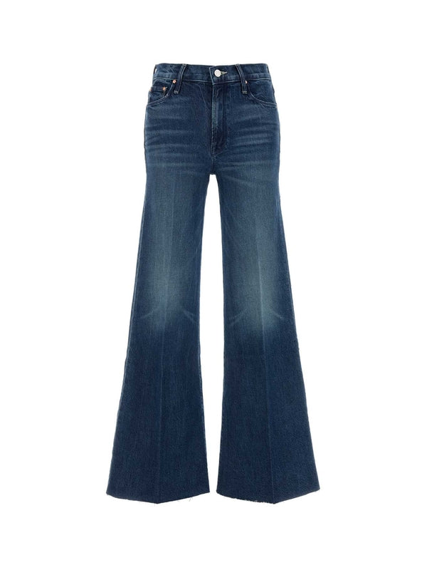 Flare High Waist Super Wide Denim Pants