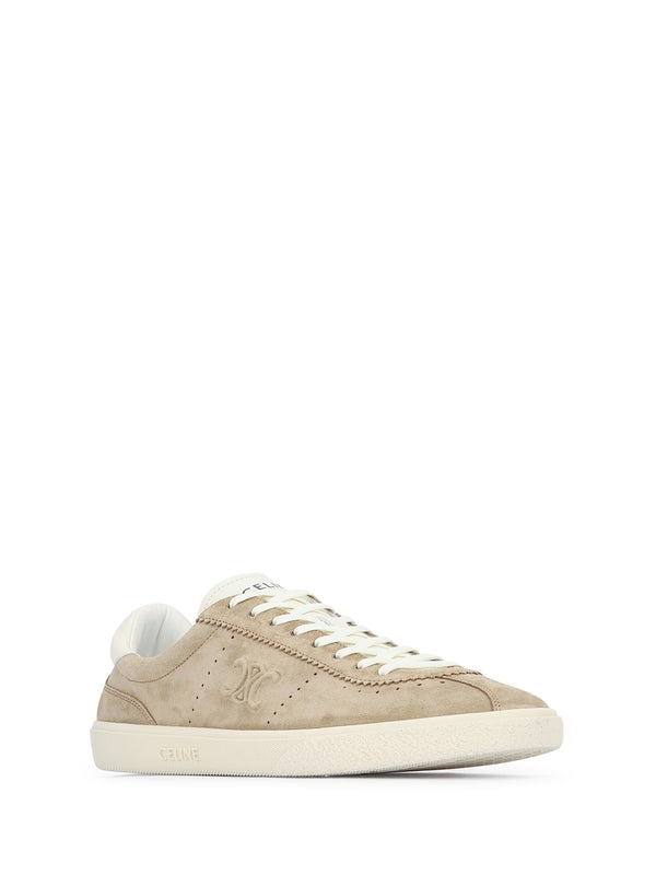 Celine Beige Low Top Sneakers