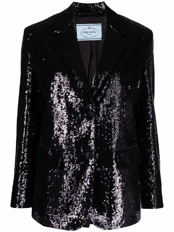 Allover Sequin Single Jacket