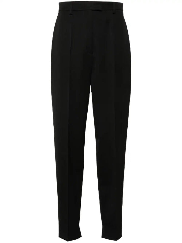 Front Pleat Wool Tailored Pants