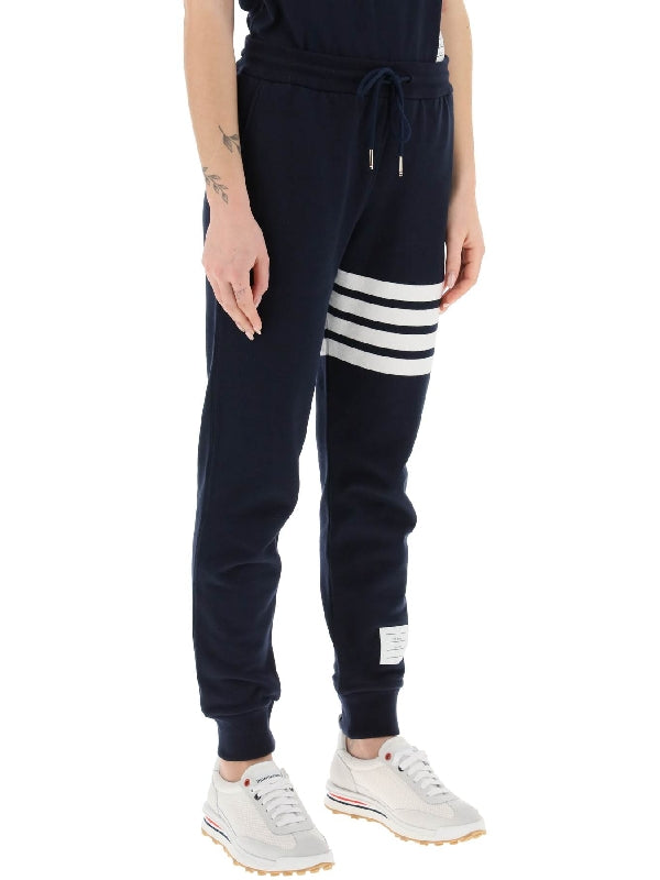 4-Bar Cotton Jogger Pants - Jente