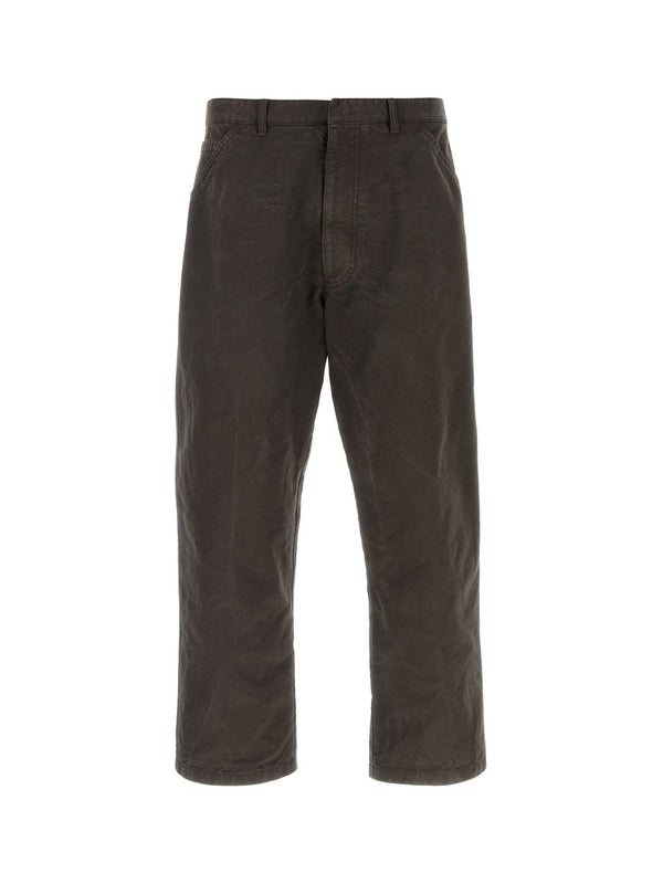 Back Triangle Logo Patch Cotton Pants