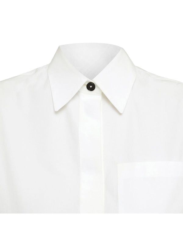 White Cotton Polo Shirt