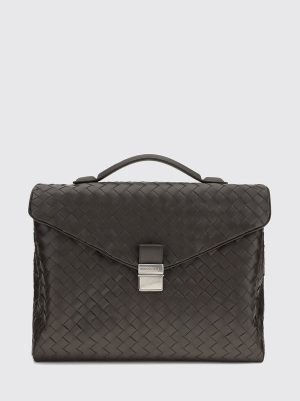 Intrecciato Leather Briefcase