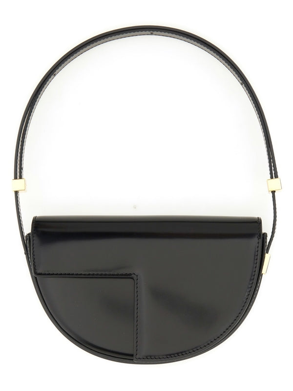 Black Leather Petit Shoulder Bag