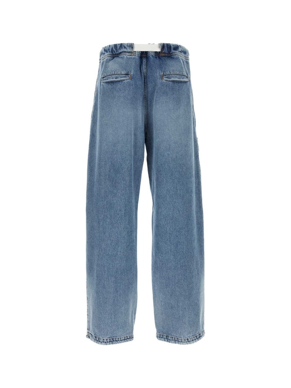 Waist Belt Denim Pants