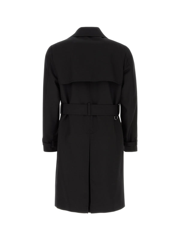 Wool Blend Trench Coat