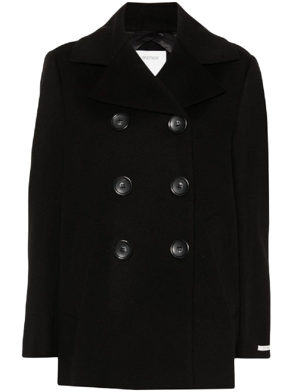 Wool Double Breasted Coat