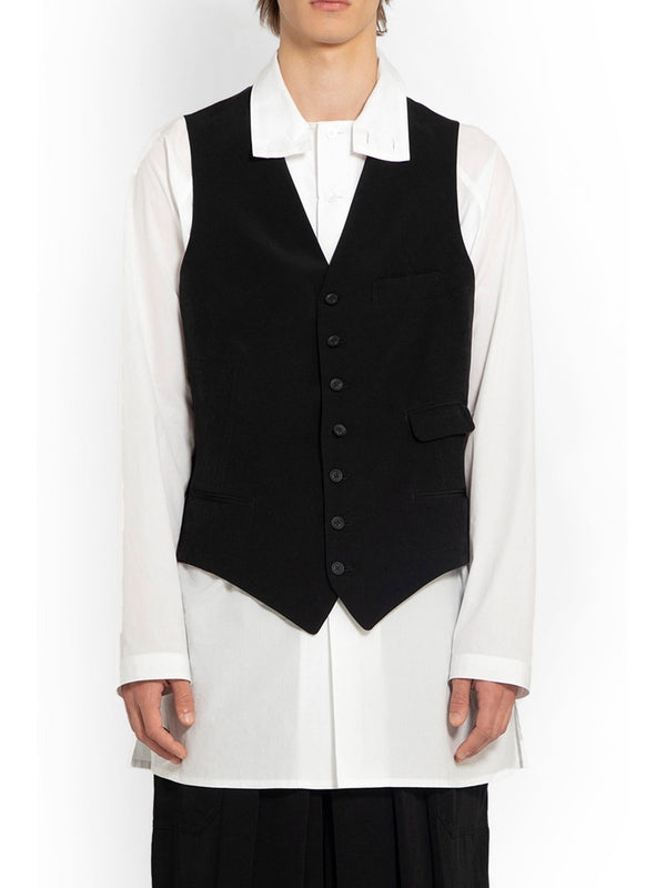 Black Tailored Vest