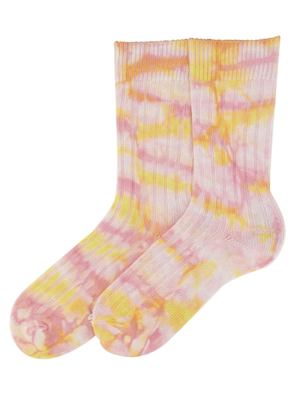 Logo Detail Tie-dye Socks