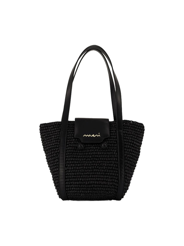 Trunkaru Raffia Effect Tote Bag