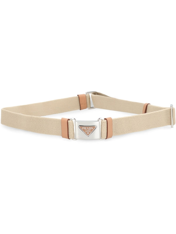 Triangle Logo Buckle Belt