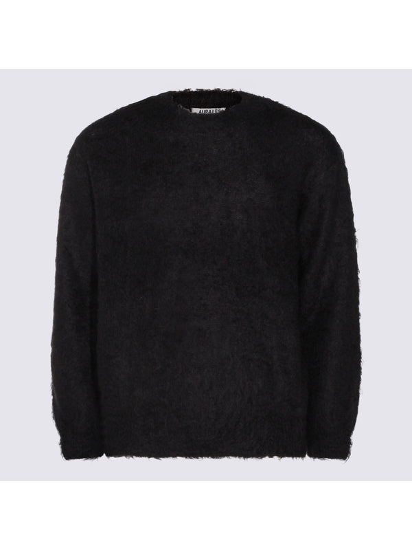 Auralee Black Knitted