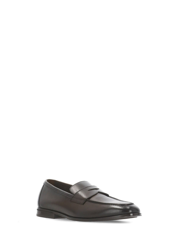 Brown Leather Loafers