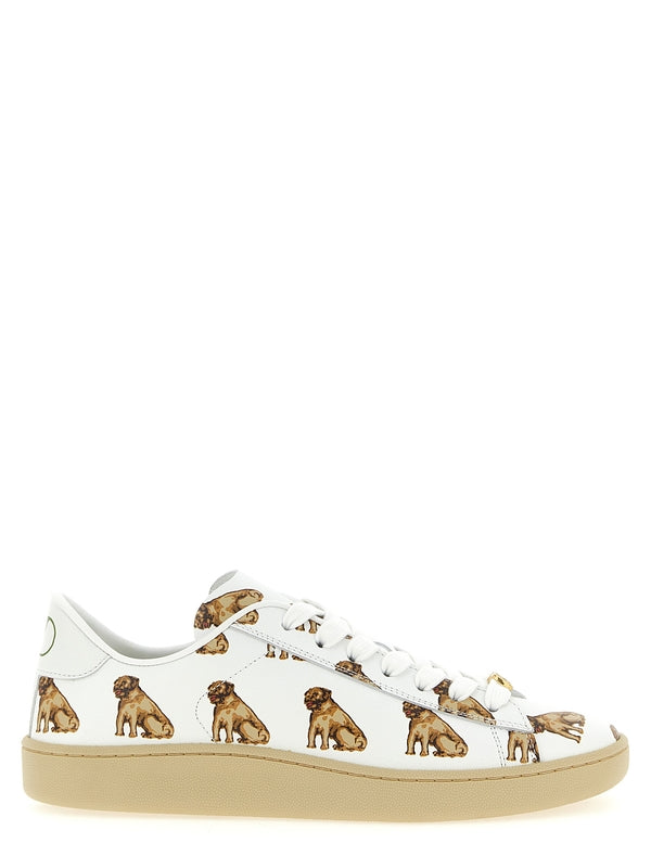 Valentino White Low Top Sneakers