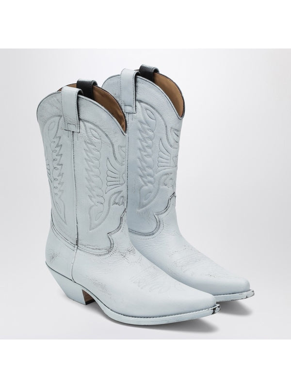 Mm6 Maison Margiela White Middle Boots