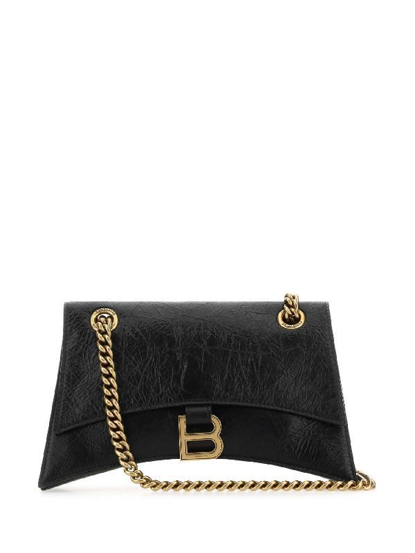 Balenciaga Crush Small Black Crossbody & Shoulder Bags
