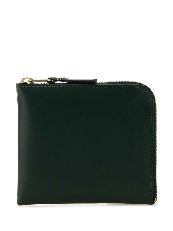 Classic Half-Zipper Leather
  Wallet