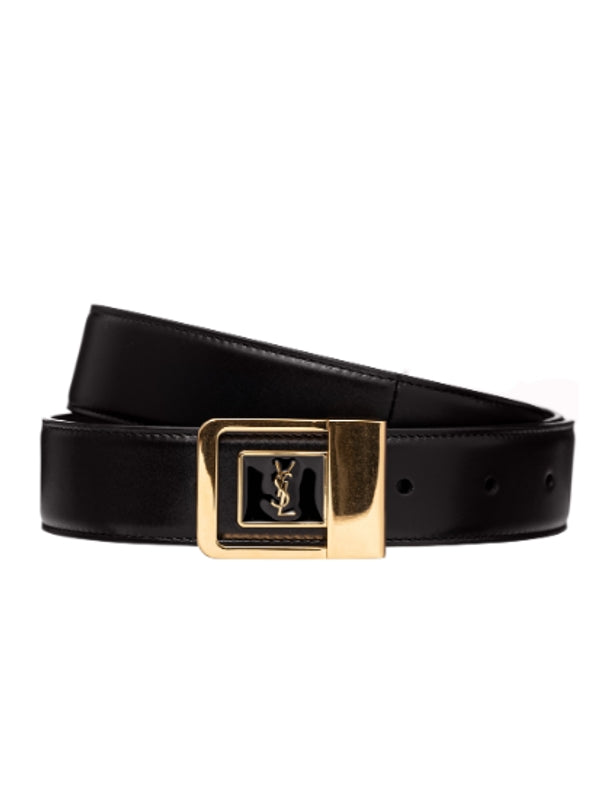 66 Cassandra Logo Leather Belt