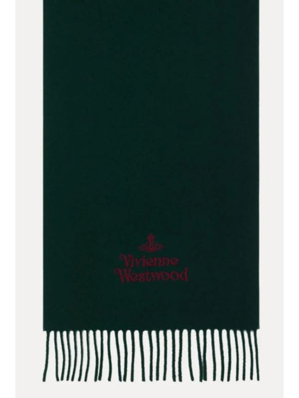 Vivienne Westwood Green Wool Mufflers