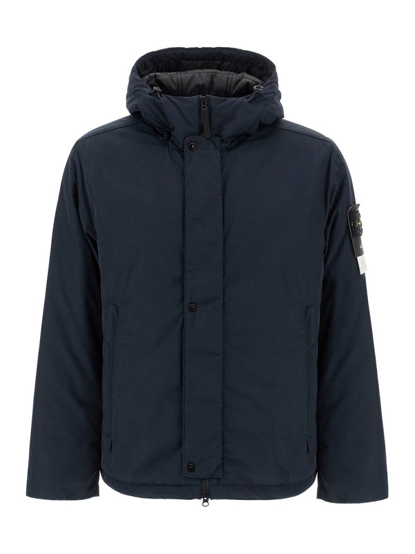 STONE ISLAND - Wappen Patch Hoodie Jacket - Jente