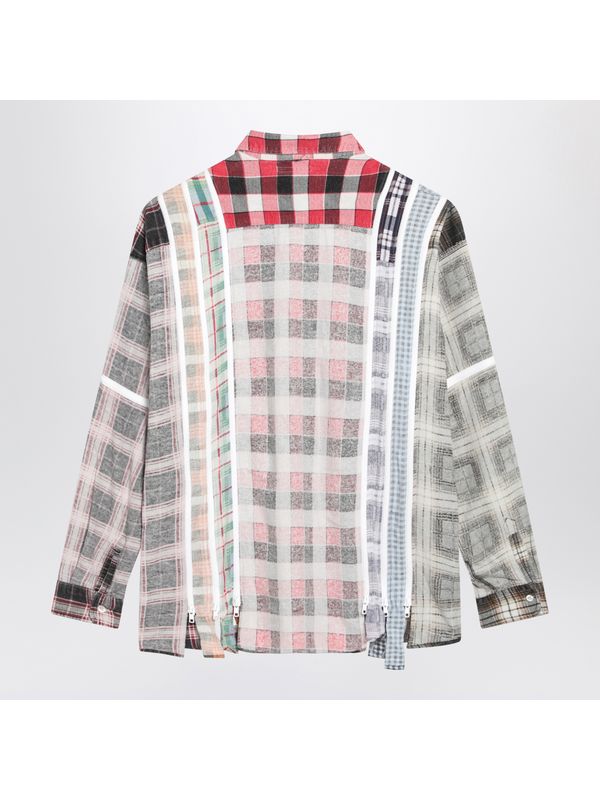 Flannel Check Zip Shirt