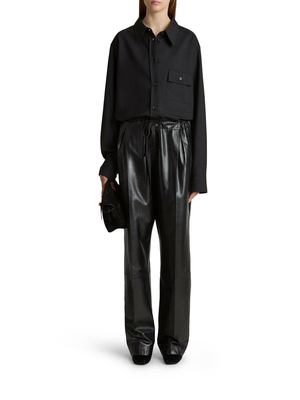 Yatty Flap Pocket Wool Shirt