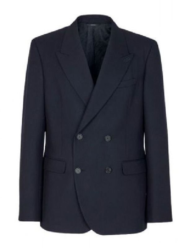 Wool Blend Double Tailored Jacket