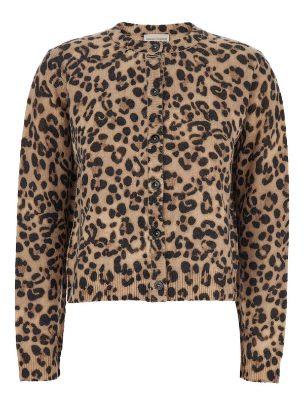 Semi-Couture Leopard Beige Cardigan