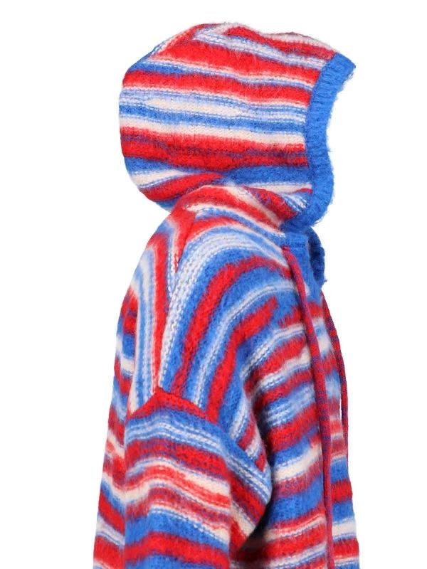 Stripe Knit Hood